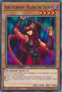 Dark Scorpion - Meanae the Thorn: Speed Duel: Streets of Battle City