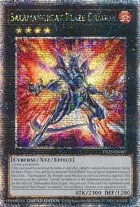 Salamangreat Blaze Dragon (Quarter Century Secret Rare): 25th Anniversary Tin: Dueling Heroes