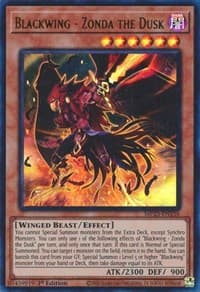 Blackwing - Zonda the Dusk: 25th Anniversary Tin: Dueling Heroes Mega Pack