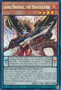 Ignis Phoenix, the Dracoslayer: 25th Anniversary Tin: Dueling Heroes Mega Pack