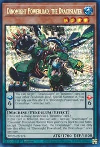 Dinomight Powerload, the Dracoslayer: 25th Anniversary Tin: Dueling Heroes Mega Pack