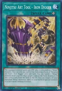 Ninjitsu Art Tool - Iron Digger: 25th Anniversary Tin: Dueling Heroes Mega Pack