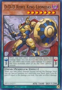 D/D/D Rebel King Leonidas: 25th Anniversary Tin: Dueling Heroes Mega Pack