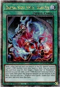 Original Sinful Spoils - Snake-Eye (Quarter Century Secret Rare): Age of Overlord