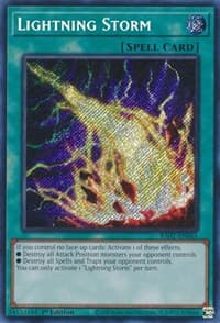 Lightning Storm (Secret Rare): 25th Anniversary Rarity Collection