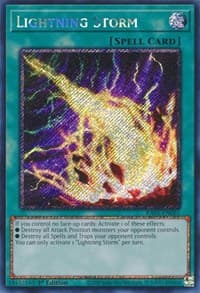Lightning Storm (Platinum Secret Rare): 25th Anniversary Rarity Collection