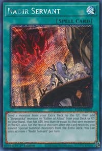 Nadir Servant (Platinum Secret Rare): 25th Anniversary Rarity Collection