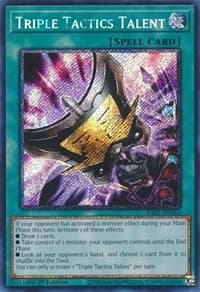 Triple Tactics Talent (Platinum Secret Rare): 25th Anniversary Rarity Collection