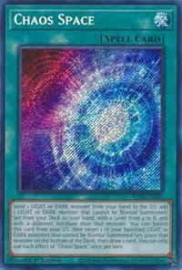 Chaos Space (Secret Rare): 25th Anniversary Rarity Collection