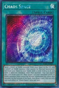 Chaos Space (Platinum Secret Rare): 25th Anniversary Rarity Collection
