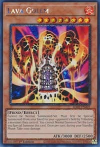 Lava Golem (Platinum Secret Rare): 25th Anniversary Rarity Collection