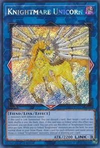 Knightmare Unicorn (Platinum Secret Rare): 25th Anniversary Rarity Collection