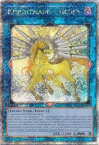 Knightmare Unicorn (Quarter Century Secret Rare): 25th Anniversary Rarity Collection