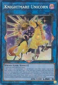 Knightmare Unicorn (Alternate Art) (PCR): 25th Anniversary Rarity Collection