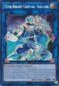 Mekk-Knight Crusadia Avramax (Platinum Secret Rare): 25th Anniversary Rarity Collection