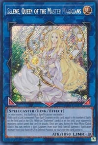 Selene, Queen of the Master Magicians (Platinum Secret Rare): 25th Anniversary Rarity Collection