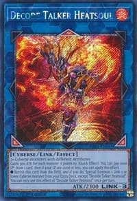 Decode Talker Heatsoul (Platinum Secret Rare): 25th Anniversary Rarity Collection