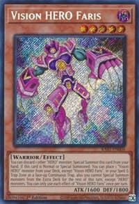 Vision HERO Faris (Secret Rare): 25th Anniversary Rarity Collection