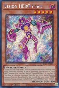 Vision HERO Faris (Platinum Secret Rare): 25th Anniversary Rarity Collection