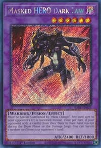 Masked HERO Dark Law (Platinum Secret Rare): 25th Anniversary Rarity Collection