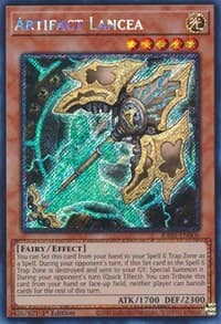 Artifact Lancea (Platinum Secret Rare): 25th Anniversary Rarity Collection