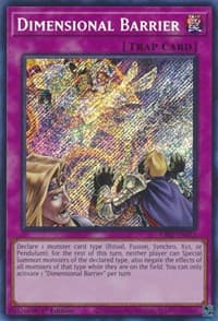 Dimensional Barrier (Secret Rare): 25th Anniversary Rarity Collection