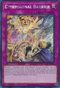 Dimensional Barrier (Platinum Secret Rare): 25th Anniversary Rarity Collection