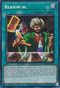Reasoning (Platinum Secret Rare): 25th Anniversary Rarity Collection