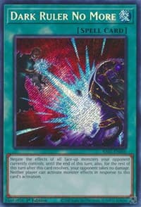 Dark Ruler No More (Secret Rare): 25th Anniversary Rarity Collection