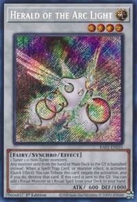 Herald of the Arc Light (Secret Rare): 25th Anniversary Rarity Collection