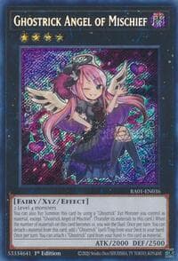 Ghostrick Angel of Mischief (Secret Rare): 25th Anniversary Rarity Collection