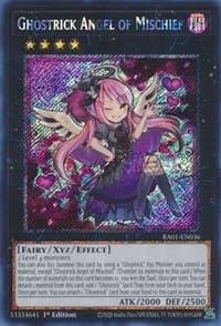 Ghostrick Angel of Mischief (Platinum Secret Rare): 25th Anniversary Rarity Collection