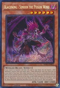 Blackwing - Simoon the Poison Wind (Secret Rare): 25th Anniversary Rarity Collection