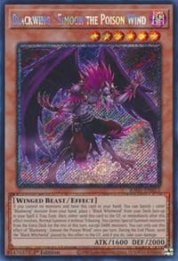 Blackwing - Simoon the Poison Wind (Platinum Secret Rare): 25th Anniversary Rarity Collection