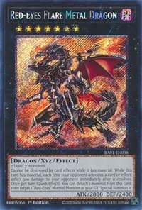 Red-Eyes Flare Metal Dragon (Platinum Secret Rare): 25th Anniversary Rarity Collection