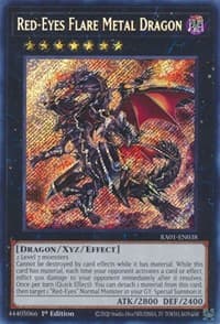 Red-Eyes Flare Metal Dragon (Secret Rare): 25th Anniversary Rarity Collection