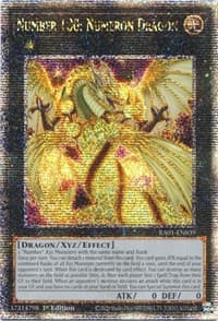 Number 100: Numeron Dragon (Quarter Century Secret Rare): 25th Anniversary Rarity Collection