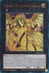 Number 100: Numeron Dragon (PUR): 25th Anniversary Rarity Collection