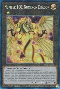 Number 100: Numeron Dragon (PCR): 25th Anniversary Rarity Collection