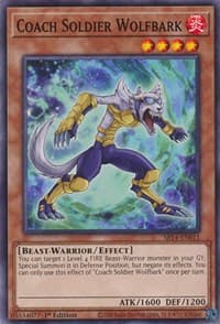 Coach Soldier Wolfbark: Structure Deck: Fire Kings