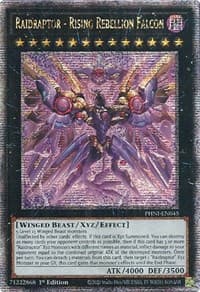 Raidraptor - Rising Rebellion Falcon (Quarter Century Secret Rare): Phantom Nightmare