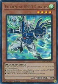 Elemental HERO Stratos (Alternate Art): Battles of Legend: Chapter 1