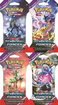 Temporal Forces Sleeved Booster Pack Art Bundle [Set of 4]: Temporal Forces