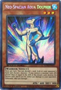 Neo-Spacian Aqua Dolphin (Secret Rare): Speed Duel GX: Midterm Destruction