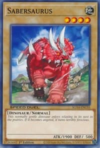 Sabersaurus: Speed Duel GX: Midterm Destruction