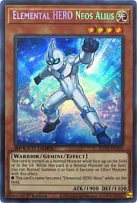 Elemental HERO Neos Alius (Secret Rare): Speed Duel GX: Midterm Destruction