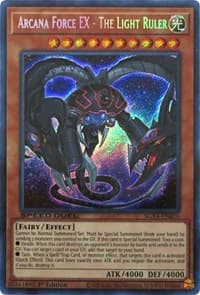 Arcana Force EX - The Light Ruler (Secret Rare): Speed Duel GX: Midterm Destruction