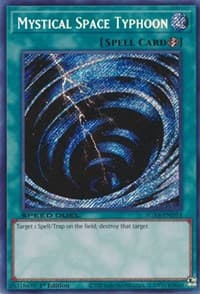 Mystical Space Typhoon (Secret Rare): Speed Duel GX: Midterm Destruction