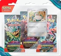 Twilight Masquerade 3 Pack Blister [Snorlax]: Twilight Masquerade