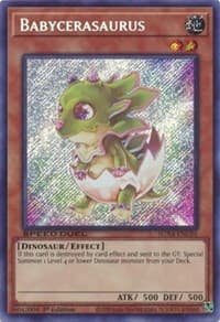 Babycerasaurus (Secret Rare): Speed Duel GX: Midterm Destruction